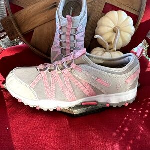 Woman’s comfortable Sketchers Hiker/Walker Memory Foam shoes